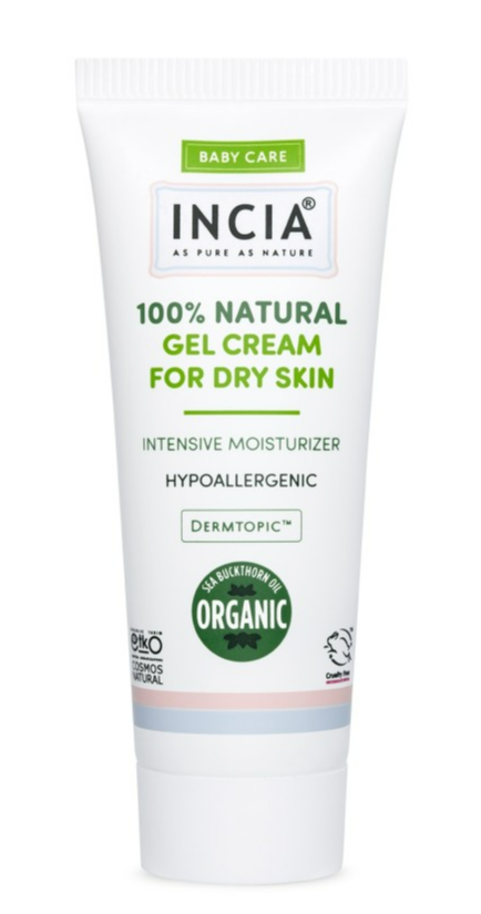 Incia Baby Care 100% Natural Gel Cream For Dry Skin