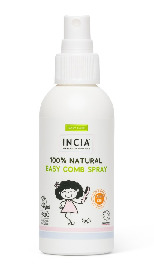 Incia - 100% Natuurlijke Anti-Klit Spray - Verzacht Klitten en Pluizig Haar