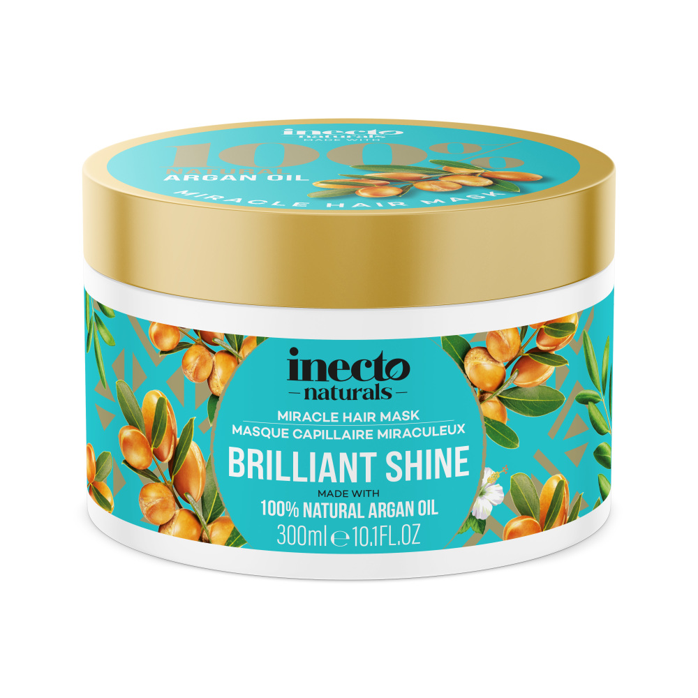 Inecto Naturals Brilliant Shine Argan Haarmasker 300 ml