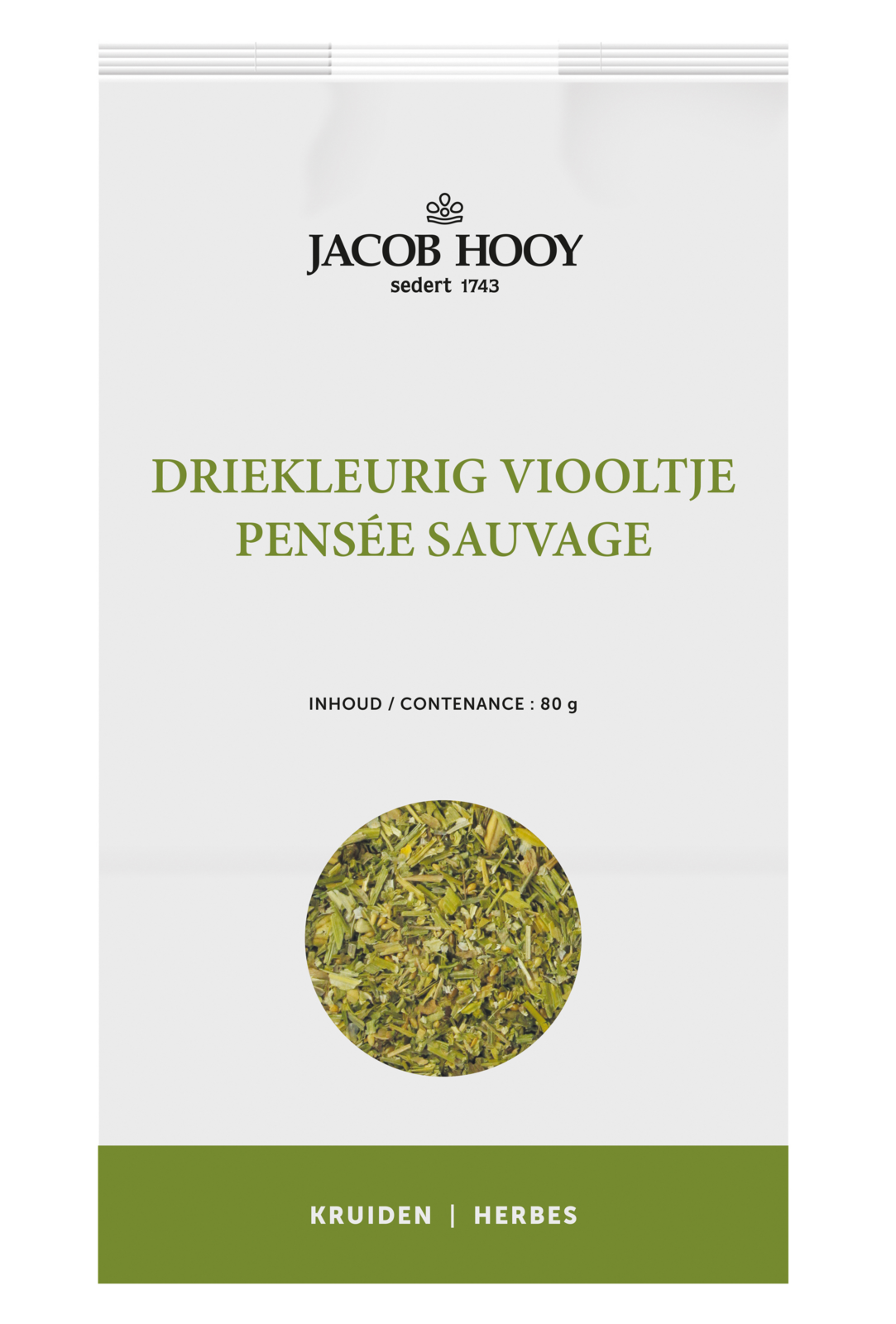 Jacob Hooy Driekleurig Viooltje 80gr