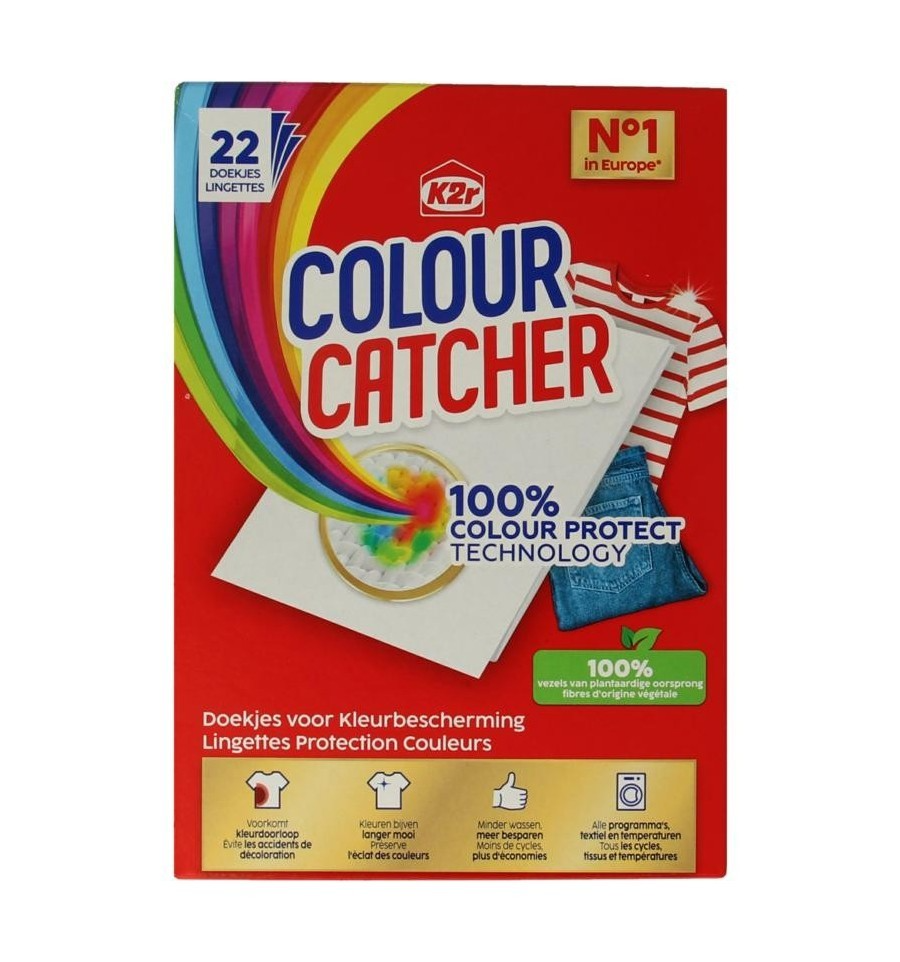 K2R Colour Catcher Anti-kleurdoorloopdoekjes