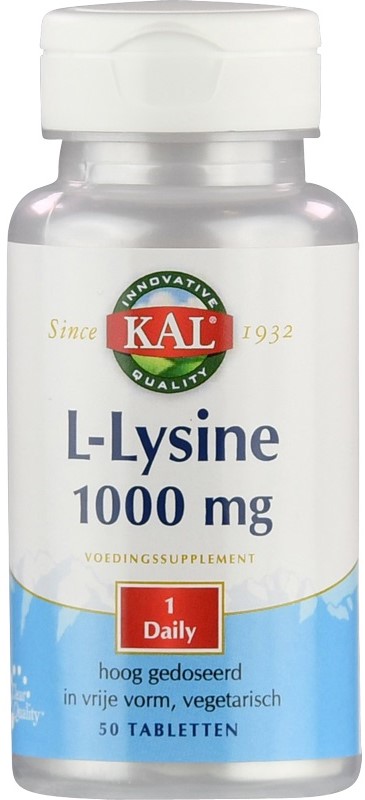 Kal L-lysine 1000mg Tabletten