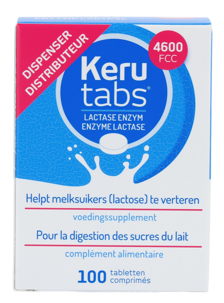 Kerutabs Lactase Enzym 4600 FCC Tabletten