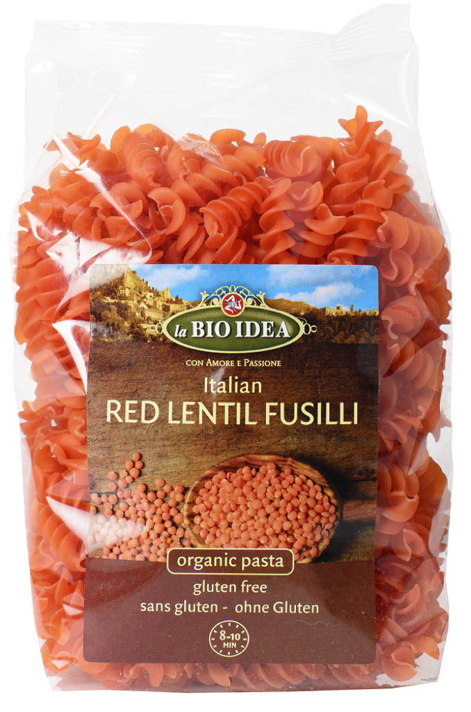 La Bio Idea Fusilli Rode Linzen