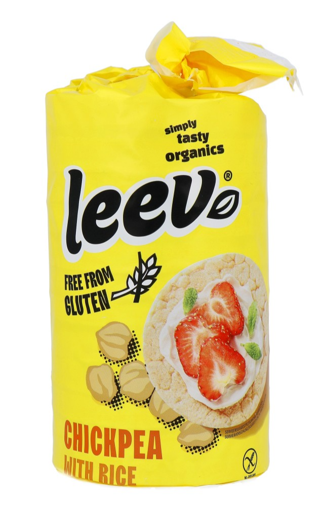 Leev Chickpea With Rice Wafels