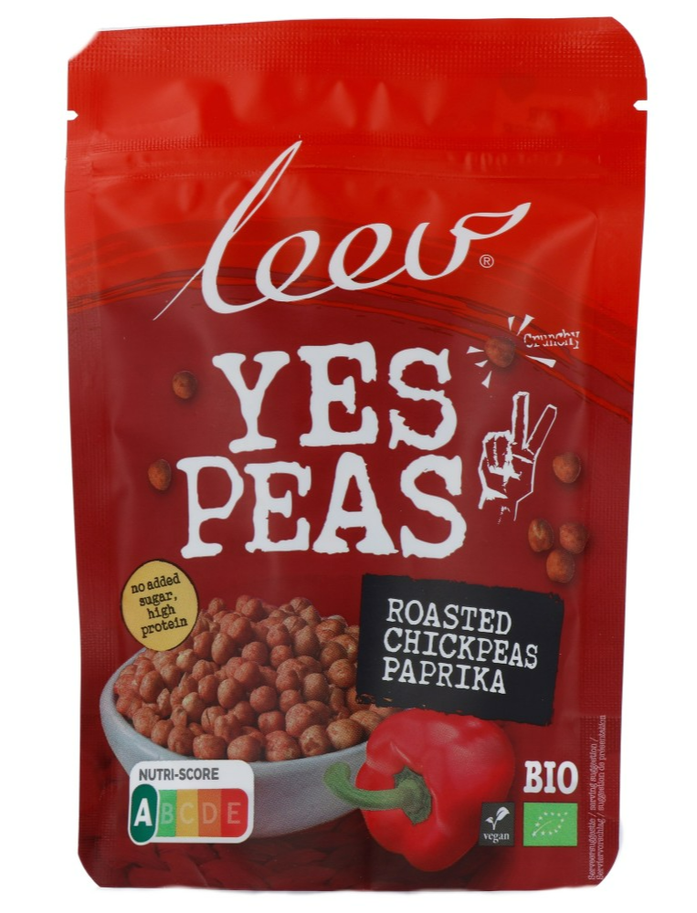 Leev Yes Peas Roasted Chickpeas Paprika Bio