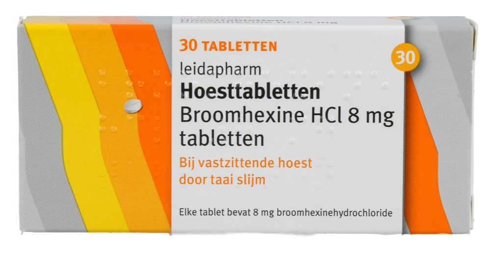 Leidapharm Broomhexine HCI 8 mg Hoesttabletten