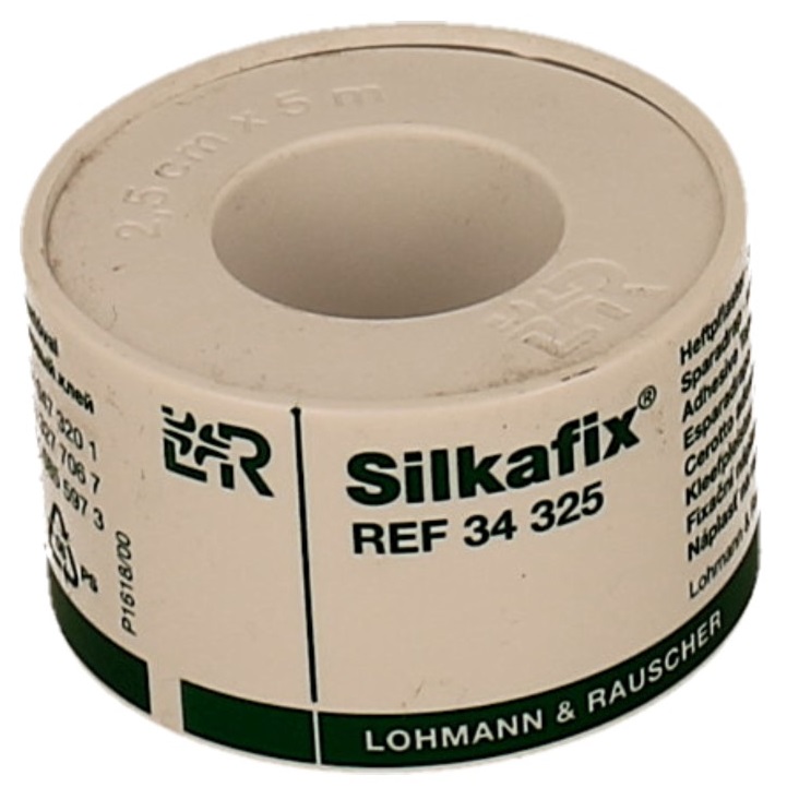 Image of Lohmann & Rauscher Silkafix Hechtpleister 5m x 2.5cm