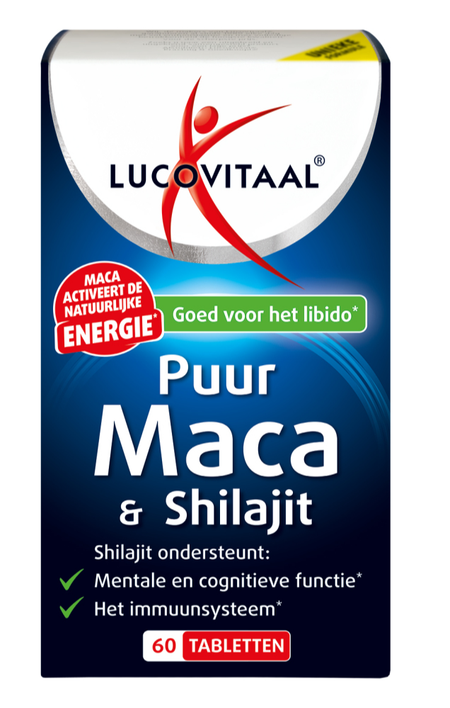 Lucovitaal Maca & Shilajit 60 tabletten