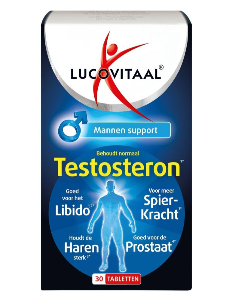 Lucovitaal Testosteron Mannen Support Tabletten