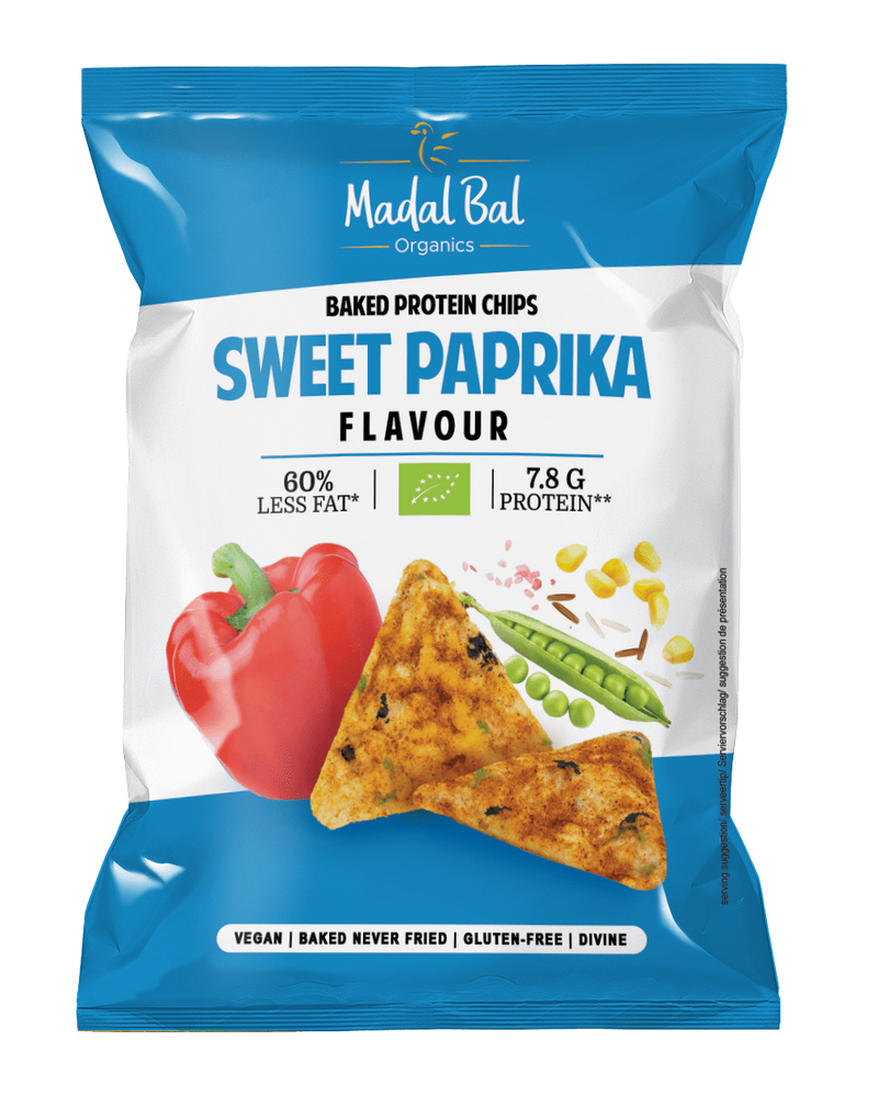 Madal Bal Baked Protein Chips Sweet Paprika Flavour