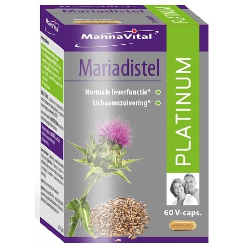 Mannavital Mariadistel Platinum Vegicaps