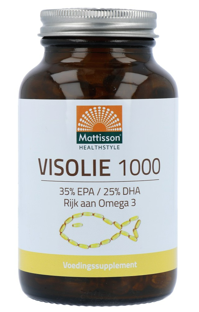 Afbeelding van Mattisson HealthStyle Absolute Visolie 1000mg Capsules