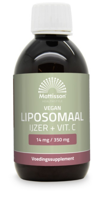 Mattisson - Vegan Liposomaal IJzer + Vitamine C - 250ml