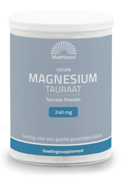 Mattisson - Vegan Magnesium Tauraat Poeder - 250 gram