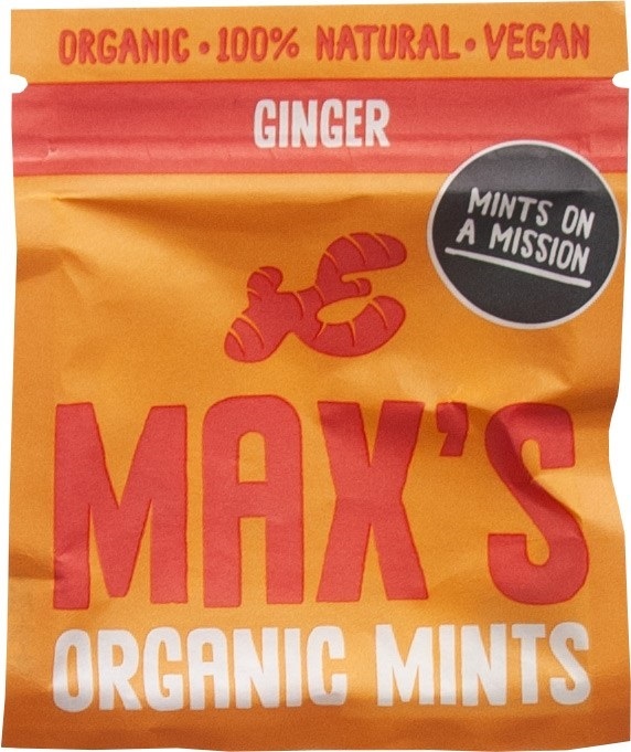 Max&apos;s Organics Ginger Mints