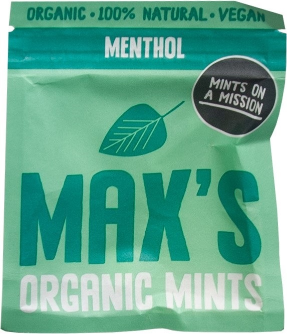 Max&apos;s Organics Menthol Mints