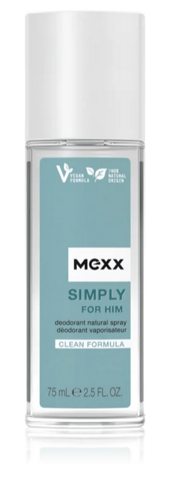 Mexx Simply For Him Natural Deodorant Spray