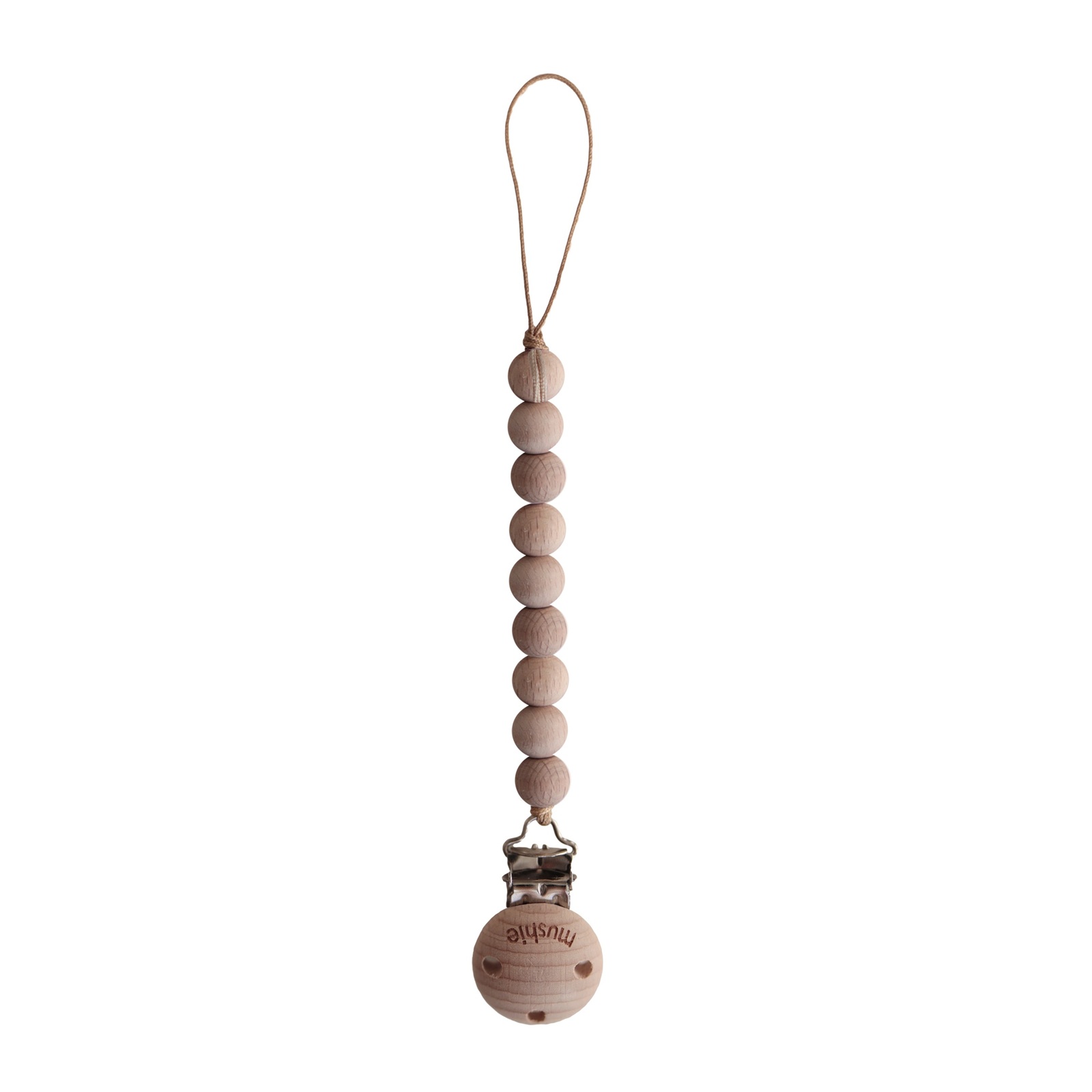 Mushie Fopspeenketting Cleo Wood