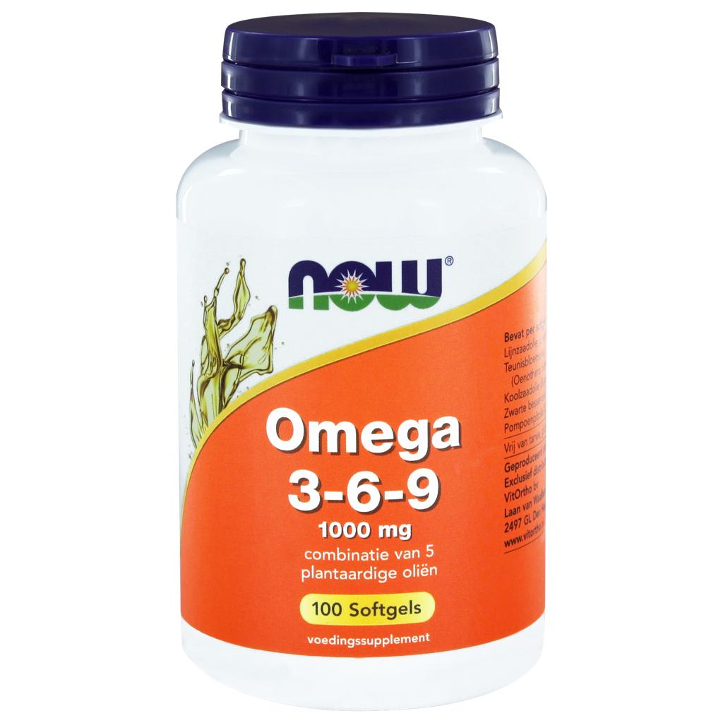 Afbeelding van NOW Omega 3-6-9 1000mg Tabletten