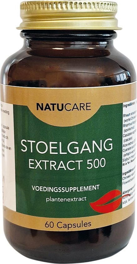 Natucare Stoelgang extract 500 60caps