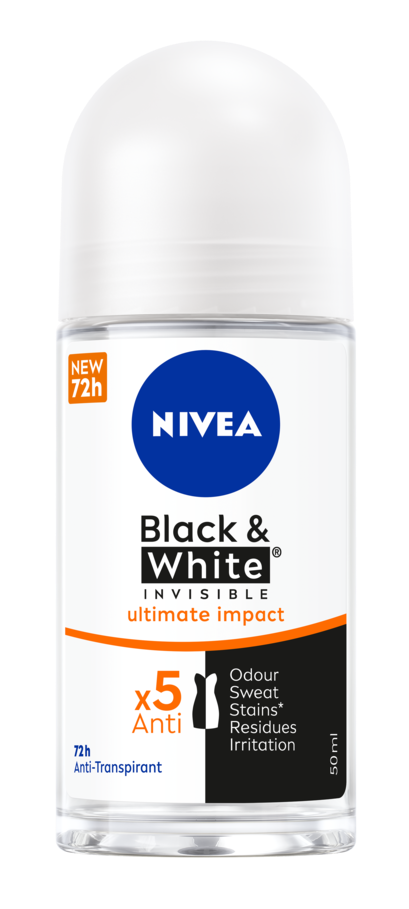 Nivea Black & White Invisible Ultimate Impact Deoroller