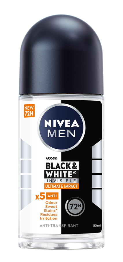Nivea Men Black & White Invisible Ultimate Impact Deoroller