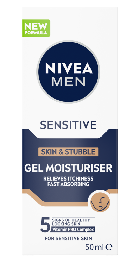 NIVEA MEN Sensitive Skin & Stubble Moisturizer Gezichtsgel 50ml