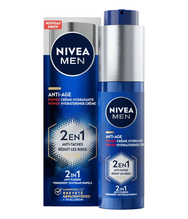NIVEA MEN - Anti-Age - 2 in 1 Power - Hydraterende Crème - 50ml
