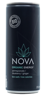 Nova Organic Energy Pomegranate Blueberry & Ginger