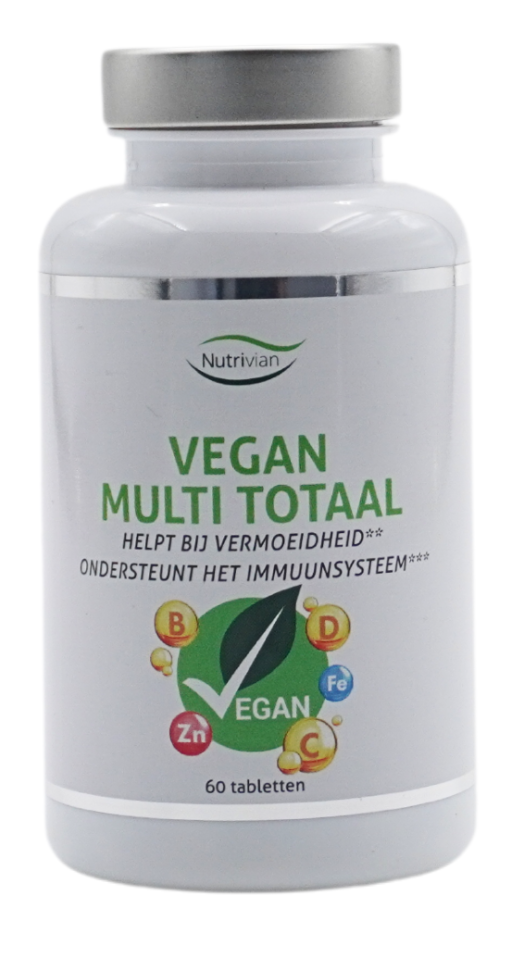 Vegan Multi Totaal - 60 tabletten - multi vitaminen - voedingssupplement