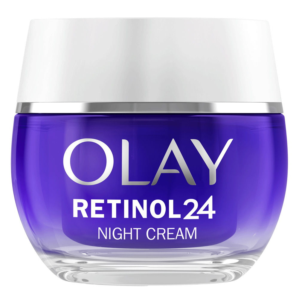 Olay Retinol 24 Hydraterende Nachtcrème - Parfumvrij - Verzacht - Vernieuwt - Hydrateert - 50ml