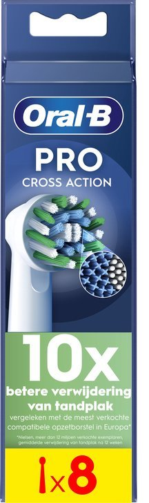 Oral-B Pro Cross Action Opzetborstels