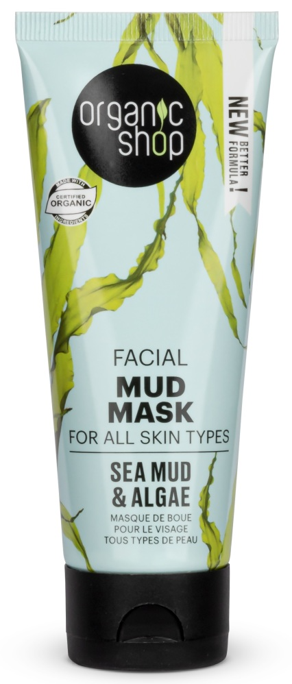 Organic Shop - Organic Algae & Sea Mud Mud Mud Mask Organic Algae & Sea Mud 75Ml