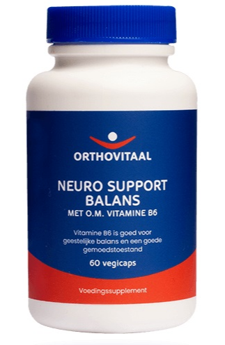 Orthovitaal - Neuro Support Balans - 60 capsules - met o.m. Vitamine B6 - Nootropics - vegan - voedingssupplement