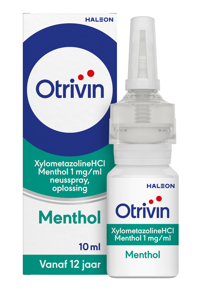 Image of Otrivin Menthol Xylometazoline HCI 1 mg/ml Neusspray bij een verstopte neus 