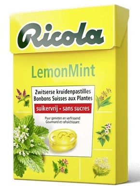 Ricola LemonMint Kruidenpastilles Suikervrij