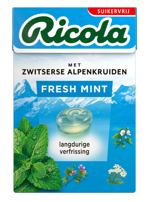 Ricola Fresh Mint Kruidenpastilles