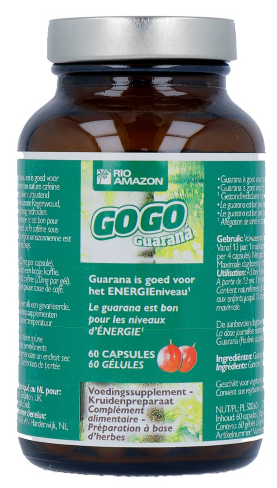 Rio Amazon GoGo Guarana Capsules