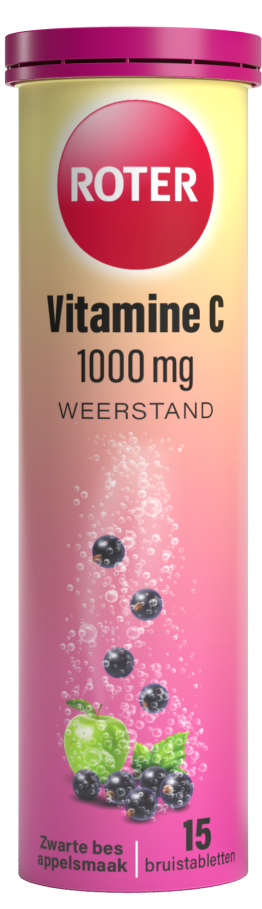 Roter Vitamine C 1000mg Weerstand Zwarte Bes Appel Bruistabletten