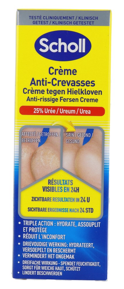 Scholl Herstellende Creme Hielkloven K+ 60 ml