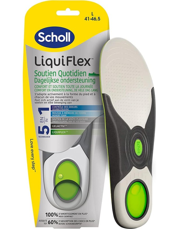 Scholl Liquilflex Inlegzolen 5in1 - Maat L