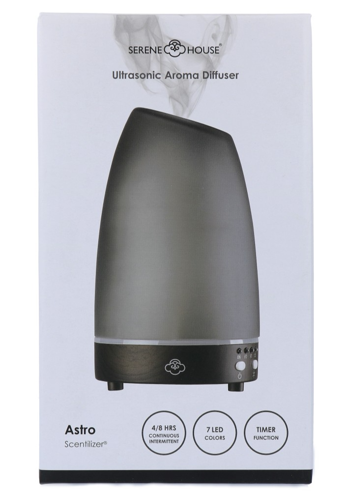 Serene Glazen Diffuser Astro Antraciet