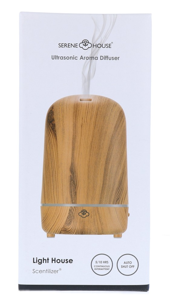 Serene Ultrasonic Diffuser Light Wood