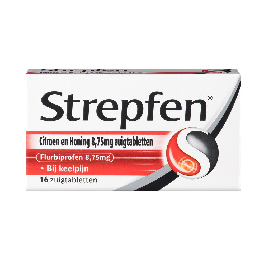 Strepfen Citroen & Honing 8.75mg Zuigtabletten