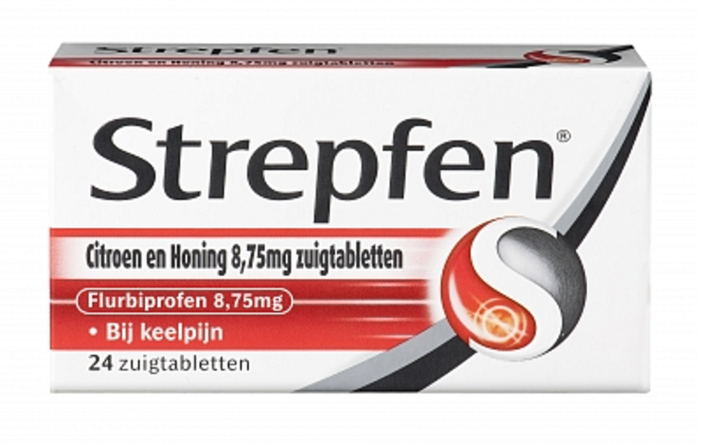 Strepfen Citroen & Honing Zuigtabletten