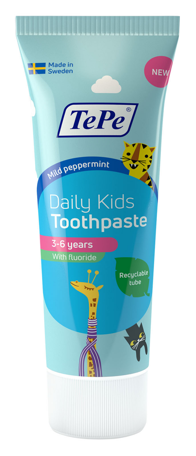 TePe Daily™ Kindertandpasta – tandpasta kinderen – tandpasta met fluoride - 75 ml