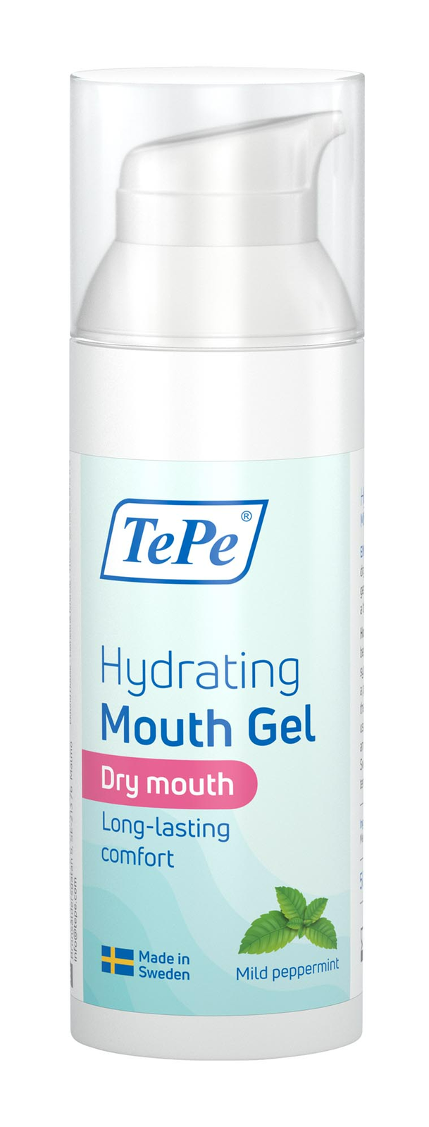 TePe Hydraterende Mondgel voor droge mond, Mild apple/peppermint – 50 ml