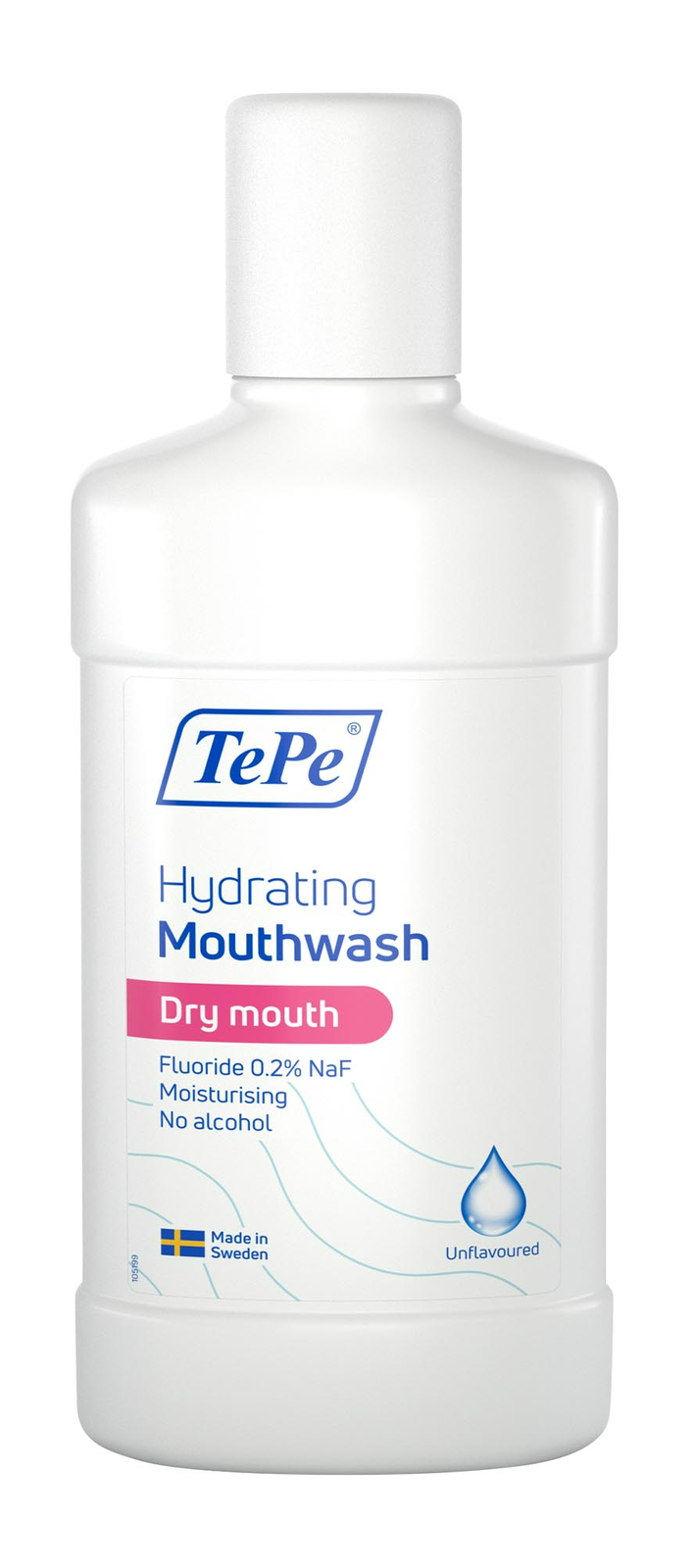 TePe Hydraterende Mondspoeling voor droge mond, Unflavoured – 500 ml