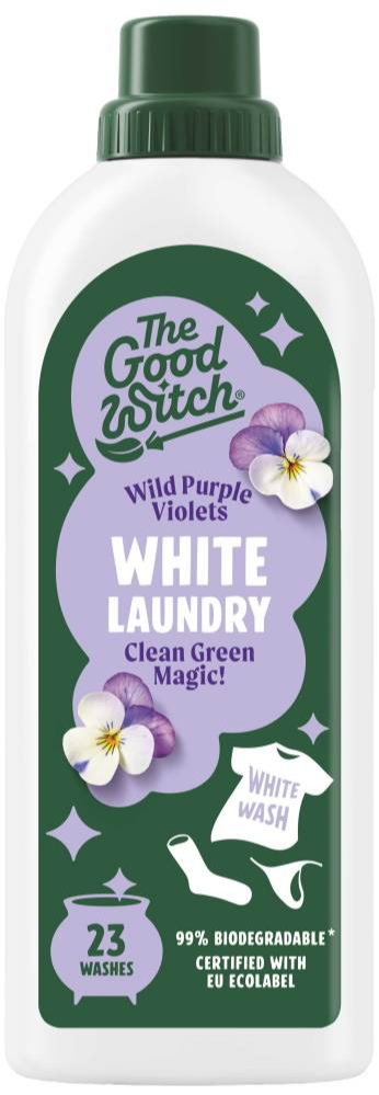 The Good Witch Wild Purple Violets White Laundry